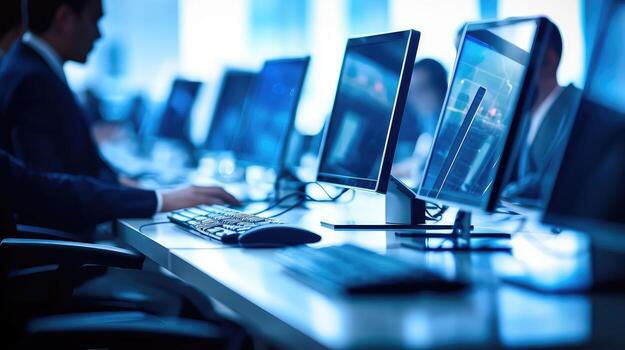 Ai Generated Strategy Blur View Business Photo